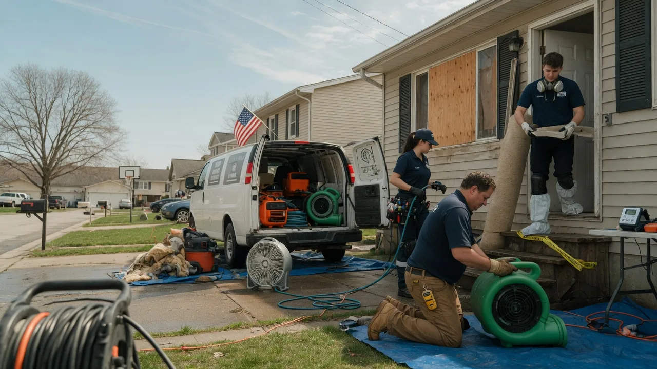 Water Damage Restoration in Glasford, IL near me